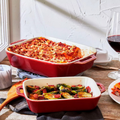 Форма для запекания прямоугольная Staub Ceramic 20х16 см, цвет античный медный