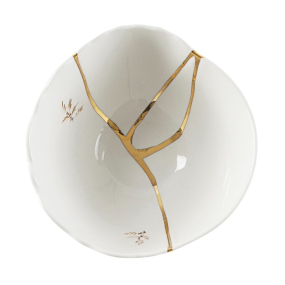 Салатник порционный Kintsugi 11,5 см, декор 1