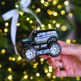 Елочная игрушка "Монстр-трак" 7 см