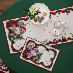 Скатерть-дорожка "Санта" Toys Fantasy 49х143 см