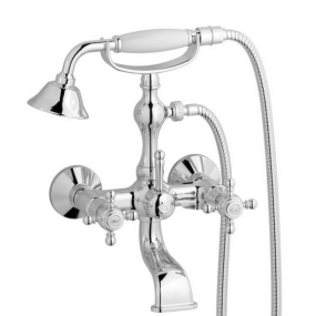 Смеситель для ванны iB Rubinetti Hermes HR250CC, хром