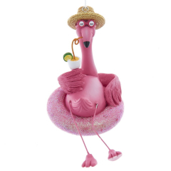 Елочная игрушка "Фламинго" 14 см