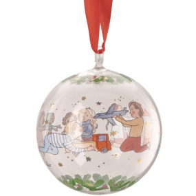 Елочный шар стеклянный Christmas games 6 см