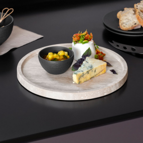 Блюдо сервировочное Manufacture Travertine 24,5 см