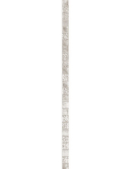 Мозаика стеклянная Bisazza I fregi a rivestimento 1х100, Riga Oro Bianco, 4 мм