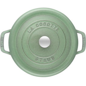 Кокот круглый La Cocotte 28 см / 6,7 л, цвет шалфей