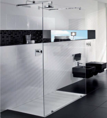 Душевое ограждение Villeroy & Boch Futurion 119х200, прозрачное стекло 8 мм, рама - хром