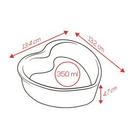 Набор форм для запекания в форме сердца Appolia 13,2х13,4 см, 2 шт 