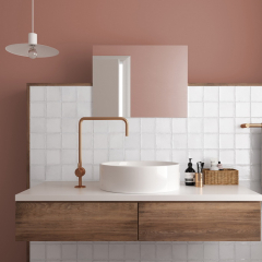 Плитка керамическая Equipe Altea 10х10, White, 8 мм