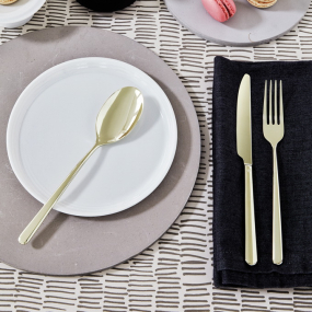 Набор столовых приборов Linear Champagne, 24 предмета