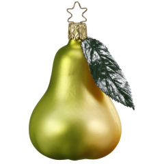Игрушка на елку "Груша" 8,5 см