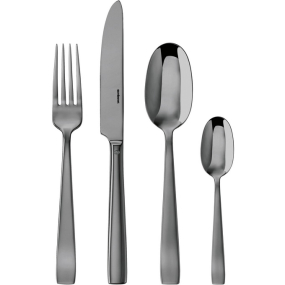 Набор столовых приборов Flat Black, 24 предмета