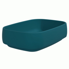 Раковина накладная Flaminia Flag 50х36 FG50APET, Petrolio