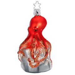 Новогодняя игрушка "Осьминог" 11 см Новогодняя игрушка "Осьминог" 11 см