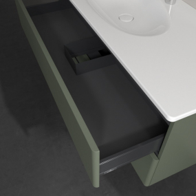 Тумба с раковиной Villeroy & Boch Antao 120х50, Leaf Green Matt Lacquer