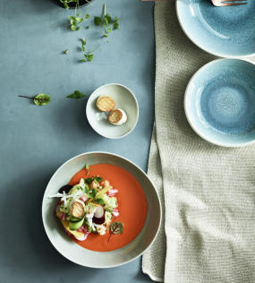 Тарелка глубокая Junto Aquamarine 28 см