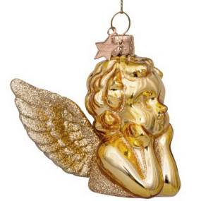 Елочная игрушка "Ангел" 7 см