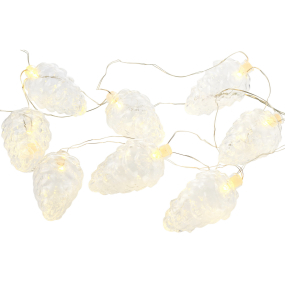 Елочная гирлянда Celina "Шишки", длина 1,5 м, цвет прозрачный