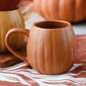 Кружка "Тыква" 520 мл, коричневая