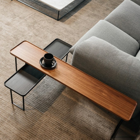 Стол журнальный Cassina Torei 120х22, Nut