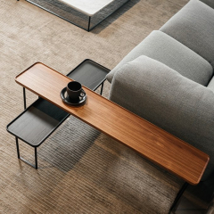 Стол журнальный Cassina Torei 120х22, Nut