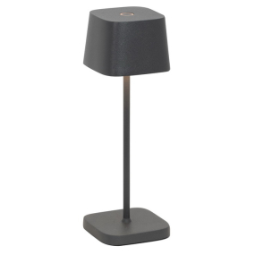 Лампа настольная Zafferano Ofelia Micro 20 см, темно-серая