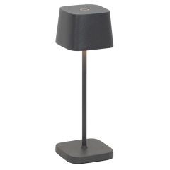 Лампа настольная Zafferano Ofelia Micro 20 см, темно-серая