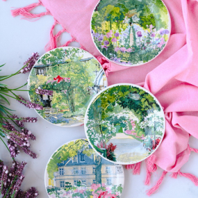 Набор тарелок для хлеба Paris a giverny 16,5 см, 4 шт