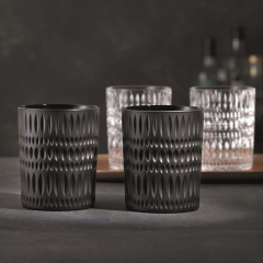 Набор бокалов для виски Ethno 304 мл, 2 шт, черный