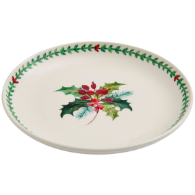 Тарелка салатная Botanic Garden Christmas Holly 22,5 см