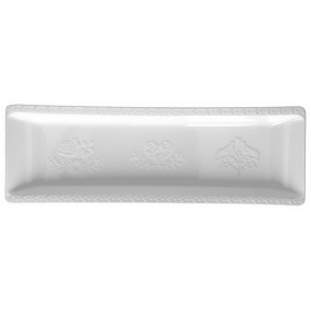 Блюдо прямоугольное Etoile Bianco 41х14 см