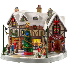 Фигурка музыкальная "Таверна "Колокол и чертополох" 23,8х19х22,5 см