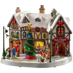 Фигурка музыкальная "Таверна "Колокол и чертополох" 23,8х19х22,5 см