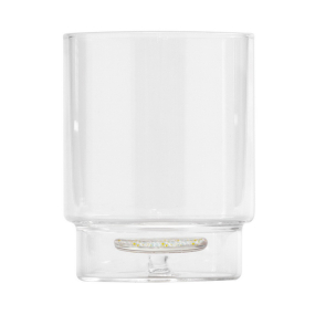 Стакан Teca Terrazzo 350 мл, желтый/голубой