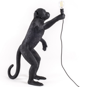 Лампа настольная Monkey Lamp Standing Outdoor 54 см, черная