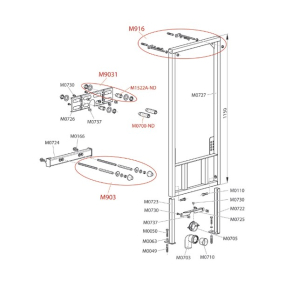Монтажная рама Alca Plast A105/1120, для биде