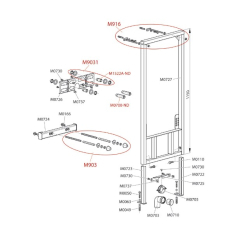 Монтажная рама Alca Plast A105/1120, для биде