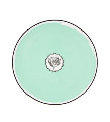 Блюдо сервировочное Herbariae 33 см, зеленое