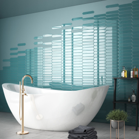 Плитка керамическая Equipe Arrow 5х25, Blue Canard, 8,3 мм