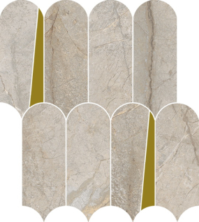 Мозаика керамогранитная Italon Stellaris 32,5х36,1, Elegant Silver, 9 мм