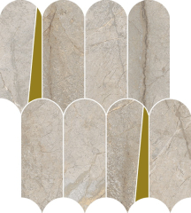 Мозаика керамогранитная Italon Stellaris 32,5х36,1, Elegant Silver, 9 мм