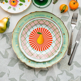 Тарелка салатная "Груша" Bel Paese 20,5 см