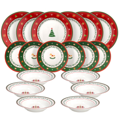 Набор посуды на 6 персон Christmas Toy, 18 предметов