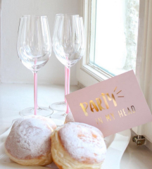 Бокал для вина Riesling/Zinfandel Fatto a Mano 395 мл, розовый