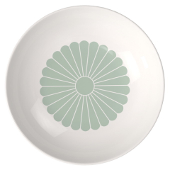 Тарелка глубокая для пасты Fleur Vert 24 см