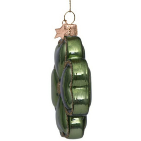 Елочная игрушка "Клевер" 8 см