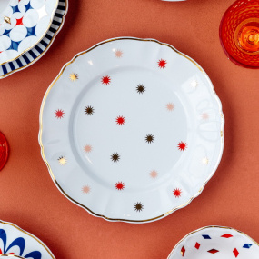 Тарелка столовая Abracadabra 26,5 см, звезды