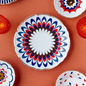 Тарелка столовая Abracadabra 26,5 см, цветок