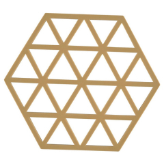 Подставка-шестигранник Triangles 14х16 см, цвет хаки