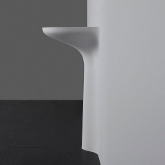 Раковина Antonio Lupi Calice, 90x48, из Corian, встраиваемая в стену